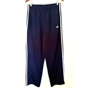 Adidas V1001 Y2K  Blue Straight Leg Relaxed Fit Athletic Casual Track Pants L